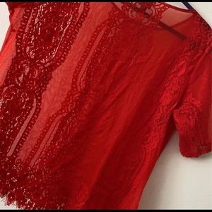 Floral/Lace Top